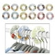 thumbnail image 5 of Ropa de Bebé Rack de Armario Divisores de Tamaño Etiquetas de Tamaño de Ropa forma forma forma Anillos de Separadores de Perchas - 12pcs 12 piezas en blanco Yinane Divisores de tamaño de ropa, 5 of 8