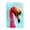 Flamingo Basking Bokeh, variant on Stupell Industries Bohemian Unicorn Basking in Bokeh Black Floating Frame Canvas Art, 17 x 25, by Graffitee Studios