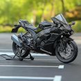 thumbnail image 1 of 1. Modelo de motocicleta Kawasaki Ninja ZX10R a escala 1/12 - Edición de coleccionistan2. Kawasaki Ninja ZX10R de alta calidad, 1 of 5