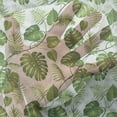 thumbnail image 3 of Leaf Tulle Curtains with Rod Pocket, Brazilian Rainforest Foliage Nature Ivy Swirls Palm Banana Trees Leaves Art Print, Sheer Drape for Wedding Party 2 Panels, 7 Sizes, Pale Green, by Ambesonne, 3 of 3
