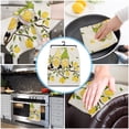 thumbnail image 5 of Summer Lemon Lemon Tree Gnome Soft Microfiber Kitchen Towel Absorbent Clean Dish Cloth Towels Kichen Cleaning Supplies, 5 of 7
