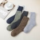 thumbnail image 3 of Calcetines de hombre de invierno acolchados de terciopelo cálidos calcetines de rizo calcetines de hombre de tubo medio calcetines de suelo calcetines de toalla paralelos calcetines de algodón, 3 of 5