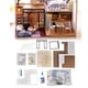 thumbnail image 1 of Casa En Miniatura De Bricolaje 1:24 Mini Casa De Muñecas Casa De Muñecas De Madera Modelo De Casa En Miniatura Para Adultos Y Niños Kit De Casa De Muñecas En Miniatura Estado, 1 of 7