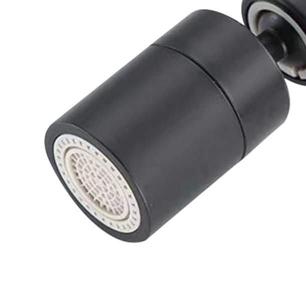 Extensor De Grifo Boquilla del grifo del agua del burbujeador del equipo del aireador del grifo (cobre 80 2 modos negro)