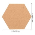 thumbnail image 2 of Miangastore 1 Set Hexagonal Bulletin Board Message Display Durable for Office Workers, 2 of 8