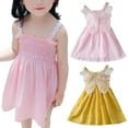 thumbnail image 5 of Baby Girls Outfit Cotton Summer Children's Dress Princess Dress Butterfly Skirt Clothes Sets for Girls Size 18-24 Months, 5 of 7