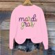 thumbnail image 4 of Mujeres de Manga Larga Tops Navidad Informal Impreso Cuello Tripulado Sudadera Invierno Acogedor, Mujeres de Manga Larga Navidad Tops, 4 of 6
