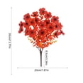 thumbnail image 3 of Dongrere 2 Pcs Fall Artificial Wildflower Bundles, Fake Flower Stems, Autumn Floral Bouquets for Home Porch Thanksgiving Vase Decor, E, 3 of 6