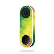 MightySkins NEHEL-Rasta Rainbow Skin for Nest Hello Video Doorbell - Rasta Rainbow