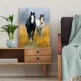 thumbnail image 5 of Antique Horse Equestrian Canvas Print, Vintage Moody Rustic Animal Art, Farmhouse Wall Decor, 5 of 8
