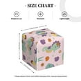 thumbnail image 4 of Lsque Fish Seahorse Printed Tissue Box Cover Holder, Facial Paper Organizer Dispenser,Square with Bottom Belt, PVC Leather Decorative Organizer, 4 of 8