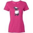 thumbnail image 3 of Inktastic Cute little lamb Women's T-Shirt, 3 of 5