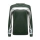 thumbnail image 4 of Moda mujer Patchword manga larga transpirable cuello redondo camisa blusa Tops Fridja  czfsfas388, 4 of 5