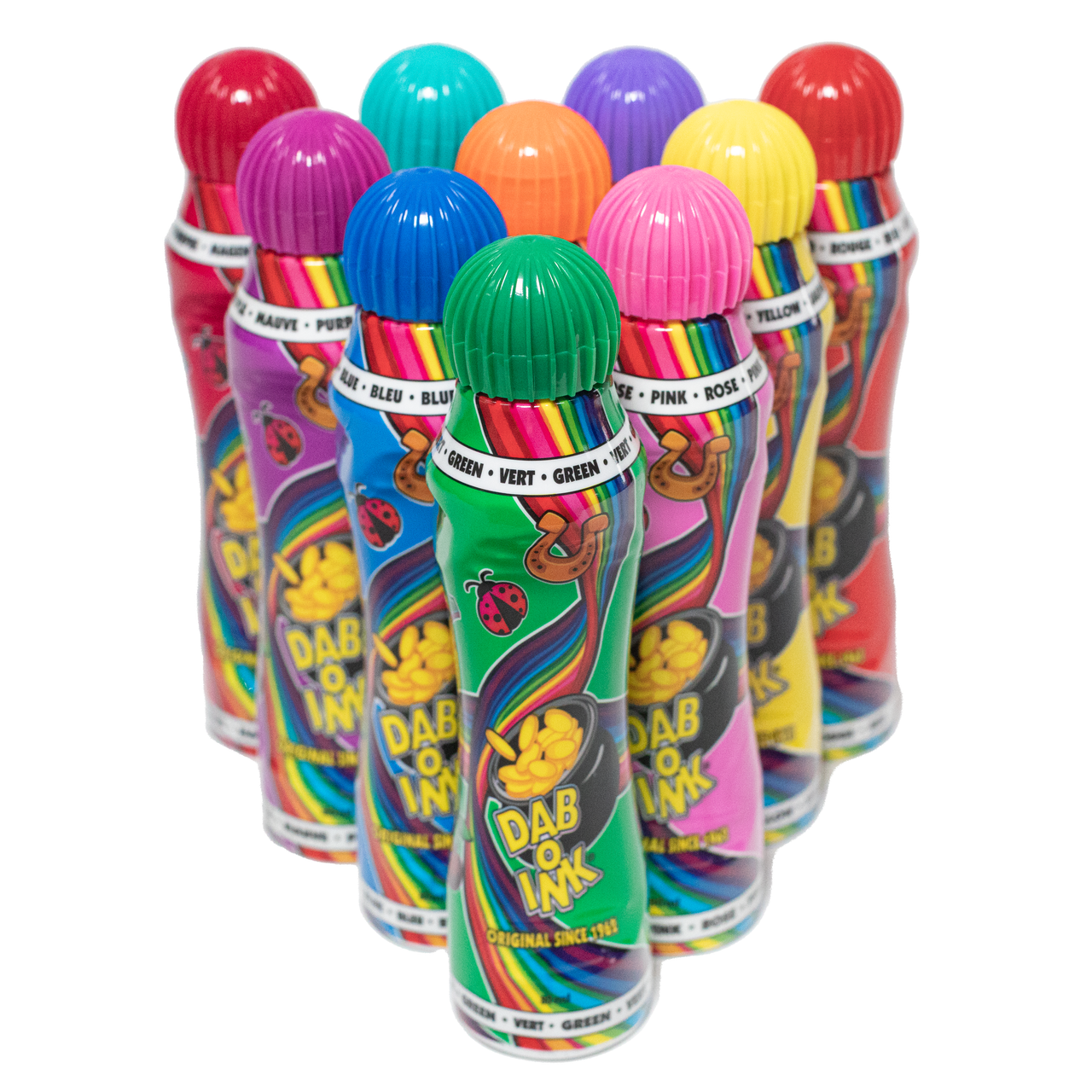 Dab-O-Ink Bingo Daubers Marker, 10 Pack