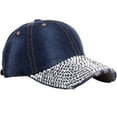 thumbnail image 2 of MEICHEN Baseball Caps for Women Fashion Hat Encrusted Full Rimmed Cowboy Hat Sunshade Outdoor Hat All Seasons Fashion Must Have, 2 of 5