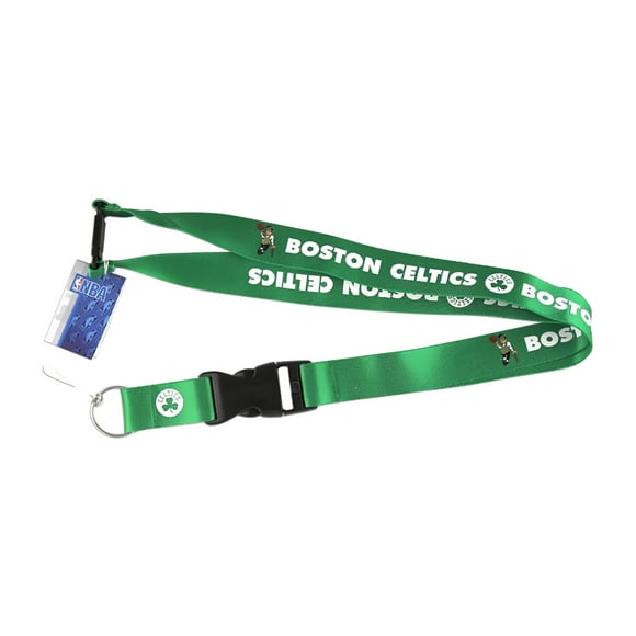 NBA Boston Celtics Clip Lanyard Keychain Id Ticket Holder - Green