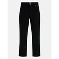 thumbnail image 6 of Time and Tru Women's and Women’s Plus High Rise Straight Leg Jeans with Raw Hem, 27.5” Inseam, Sizes 0-22, 6 of 6