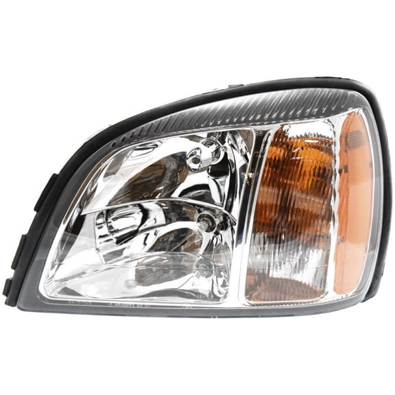 Headlight For 2004-2005 Cadillac DeVille Left Clear Lens With Bulb