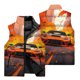 thumbnail image 3 of Chaleco cálido resistente al viento con cuello alto y cremallera con estampado de coche deportivo clásico en 3D para hombre, para viajes al aire libre en la calle, pelea de bolas de nieve, 3 of 5