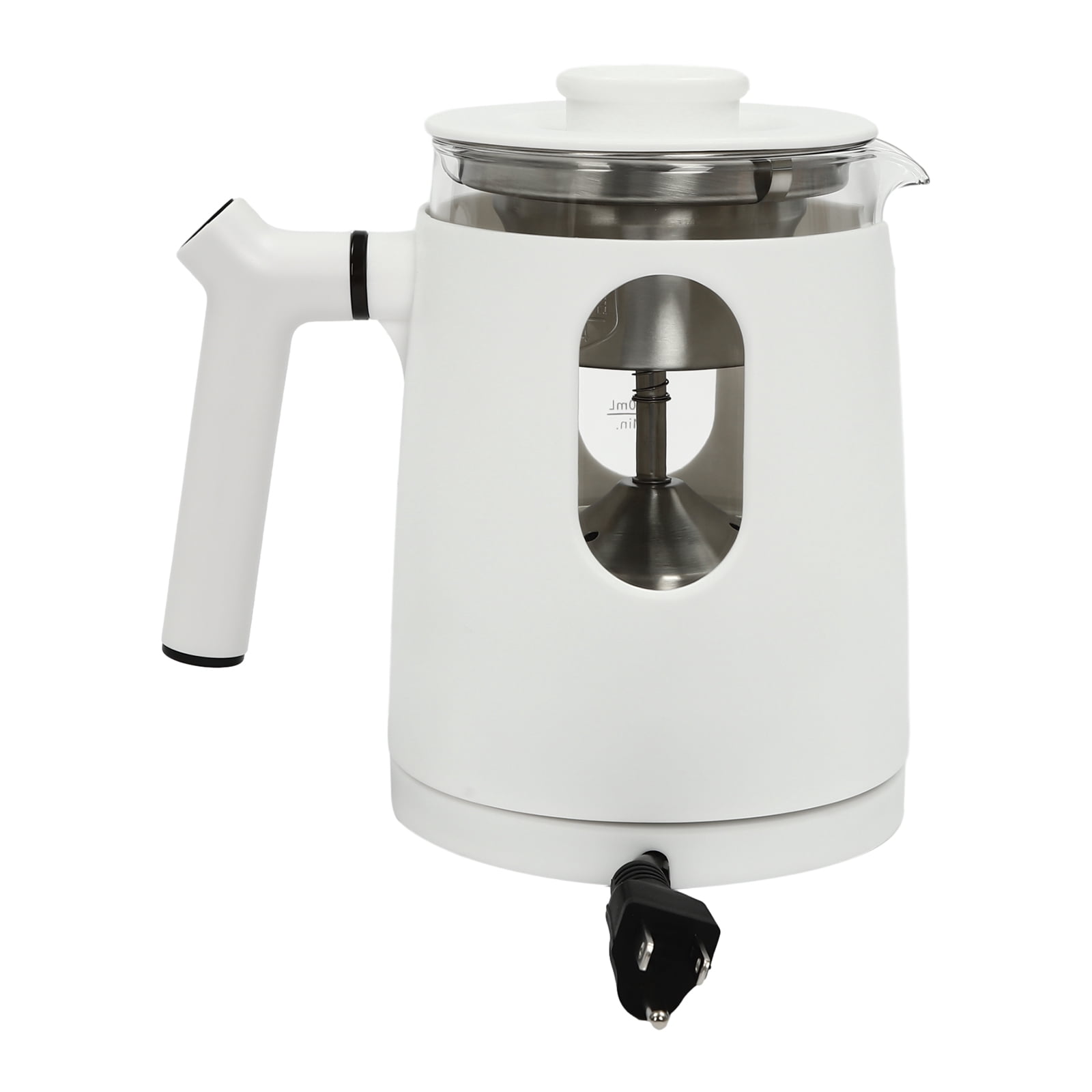 Electric Tea Kettle, 27OZ Portable Temperature Control Electric Kettle, 600W 110V WhiteWater Boiler ,Heater with Stainless Steel Tea Steamer Mesh and 360° Rotating Base