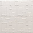thumbnail image 1 of Dundee Deco Peel and Stick 3D Self Adhesive Foam Wallpaper - Beige Cream Circular Shapes, 2.3 ft x 2.3 ft, 1 of 3