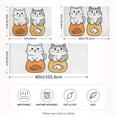 thumbnail image 2 of Yayeee Pillowcase King Size Set of 2 Satin Wrinkle Resistant Pillow Case, Gray Cute Cat, 2 of 7