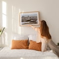 thumbnail image 2 of Serenity on Driftwood Shores - Photography Coast Beach Ocean Seaside Nature Rustic Oak Framed Wall Art Print 12 x 18 inches, 2 of 6