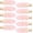 Pink, variant on 10 count No Crease Hair Pins Flat Hair Makeup Clips No Bend Accessories Cute Small Duck Barrettes for Women Teen Girls Thin Fine Curly Styling Sectioning ()