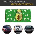 thumbnail image 5 of Zufioo Avocado with Glasses Print Car Aluminum Front License Plate, 12x6 Inch Decorative Personalized Car License Plate Car Accessories, 5 of 8