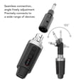 thumbnail image 4 of Adaptador de micrófono inalámbrico, receptor de transmisor de micrófono inalámbrico tipo c xlr anti interferencia 7 HORAS TIPLA DE BATERÍA Y JUEGO PARA MEDIDORES, 4 of 7
