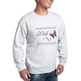 thumbnail image 4 of CafePress - 50Th Anniversary (Butterfly) Sweatshirt - Crew Neck Sweatshirt, 4 of 5