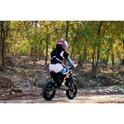 MotoTec Thunder 50cc 2-Stroke Kids Gas Dirt Bike Red