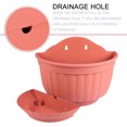 thumbnail image 4 of Raindrops Indoor Hanging Flower Pot Semi Plastic 1Pcs For Windowsill Users, 4 of 5