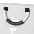 thumbnail image 7 of MABOTO 3-Section Large Foldable Oxford Laundry Basket Bag Dirty Clothes Storage Bag Organizer with Aluminum Handles, 7 of 7