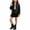 Black, variant on NAISIBABY Girls Leather Jacket, Long-Sleeve Zip-Up Faux Outerwear Pink Size 100