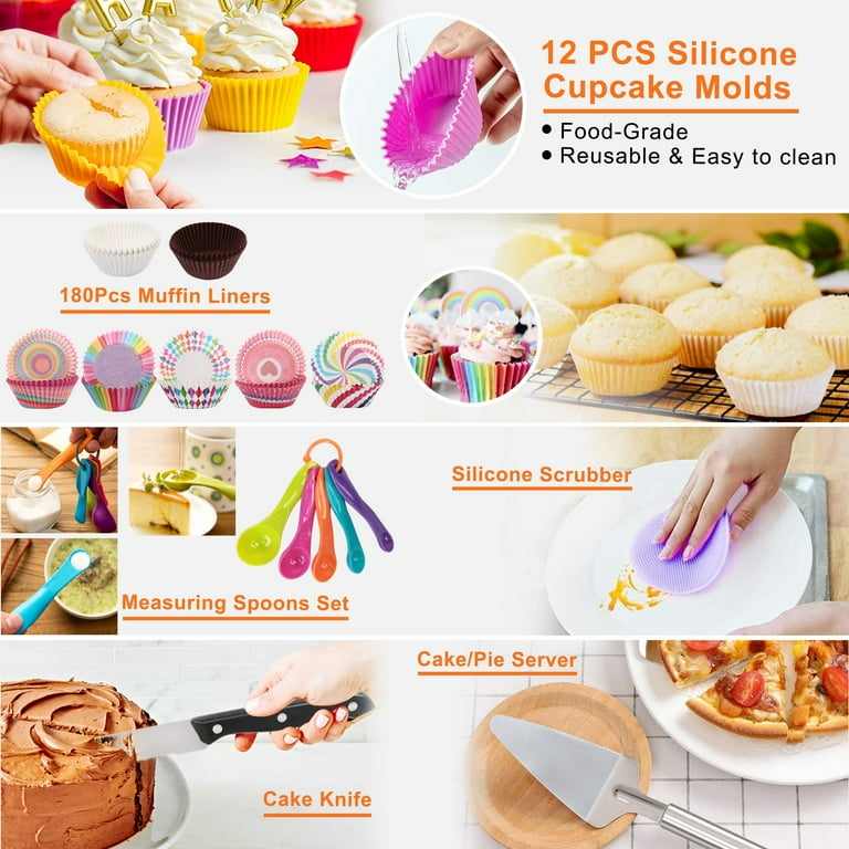 Buy Measuring Cups & Spoons Set - RFAQK Cake Accessories