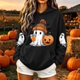 thumbnail image 2 of Falkdiz Halloween Sweatshirts for Women Winter Hooded Pullover Long Sleeve Graphic Cute Pocket Outdoor Casual Womens Hoodies, 2 of 7