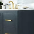 thumbnail image 2 of Gazsi 42" Wood Vanity in Charcoal Blue with Composite Stone Top without Mirror, 2 of 14