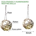 thumbnail image 1 of 3Pcs 4 Inch Globe Hummingbird Nesters Bird Nesting Material Holder Cotton Balls Bird Nesting Material for Wild Birds Wrens Finches, 1 of 5