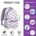 thumbnail image 6 of Nature Lovers Student Backpack with Dragonfly Print Durable Waterproof Composite Oxford Cloth, Scratch-Resistant, Adjustable Straps, Breathable Foam Padding, Perfect School Bag for Insect Lovers, 6 of 6