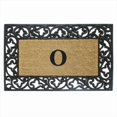 thumbnail image 1 of Nedia Home 18020P Acanthus Border 24 x 57 In. Rubber-Coir Doormat Monogrammed with P, 1 of 1