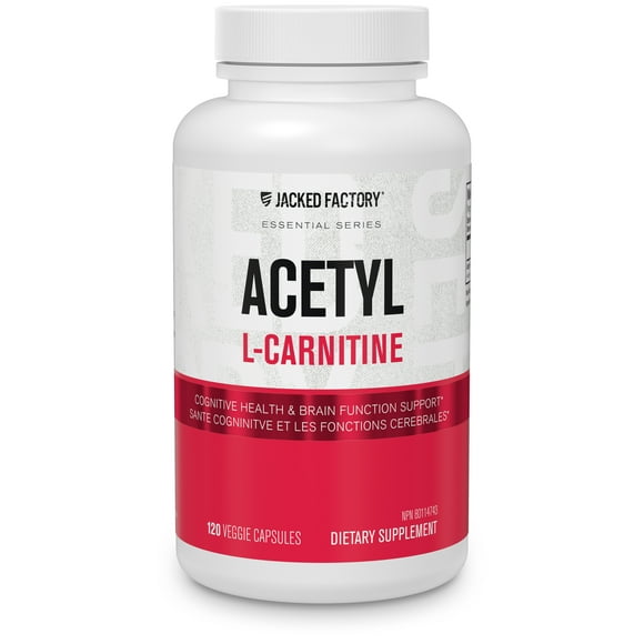 Supplément d'Acétyl L-Carnitine 750 Mg - L-Carnitine Extra Forte (ALCAR) pour l'Énergie, l'Amélioration de l'Humeur, la Mémoire et Plus - 120 Capsules