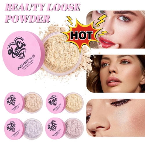 Kimch Beauty Puff Puff Pass Ensemble & Translucent Bake Powder 24g HOT' NEW Better