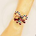 thumbnail image 3 of Christmas Tree Napkin Rings, Cute Mini Napkin Ring Compatible With Table Setting, Winter Serviette Buckles Holder Compatible With Thanksgiving, Christ, 3 of 5