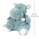thumbnail image 5 of Peluche de peluche GUND Baby Oh So Snuggly Hippo Teal, 5 of 8