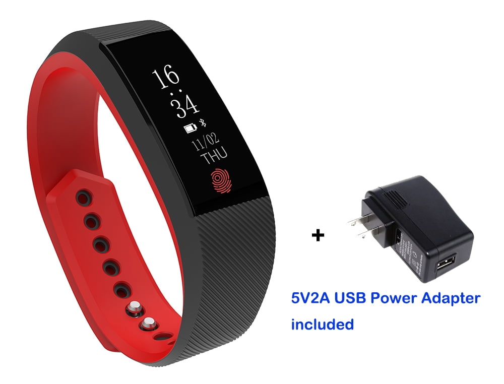 Hyfai Waterproof Fitness Activity Tracker Heart Rate Monitor Smart Watch Step Calorie Counter