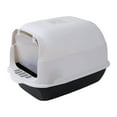 thumbnail image 1 of Fully Enclosed Cat Litter Box Easy Tidy Large Semiclosed Box Toilet for Kitten Kitty, 1 of 9