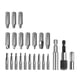 thumbnail image 1 of Speravity Kit de extractor de tornillos pelados de acero de aleación de 33 piezas 10 removedor de cables rotos de diferentes tamaños a prueba de Herramientas y ferretería Speravity TO002879-00, 1 of 6