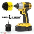 thumbnail image 4 of 2 Inch Diameter Ultra Stiff Electric Power Brush Small Diameter Medium Bathroom Surface Brush by Drillbrush, 4 of 7