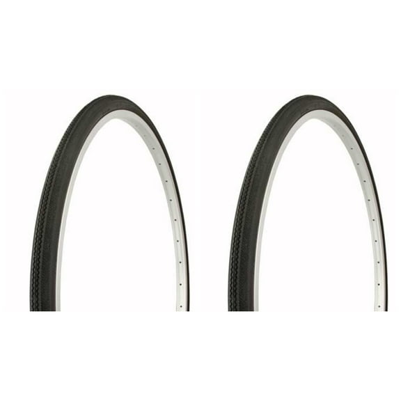Tire set. 2 Tires. Two Tires Duro 27" x 1 1/4" Black/Black Side Wall HF-153. Bicycle Tires, bike Tires,